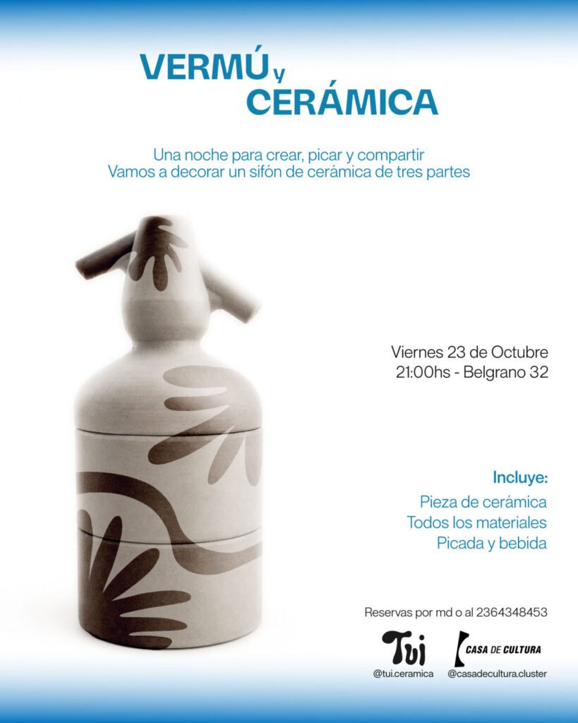 Vermú y cerámica